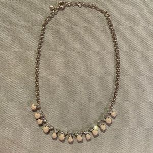 J. Crew Gold and Cream Necklace